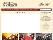 Tablet Screenshot of firstchurchofmesa.com